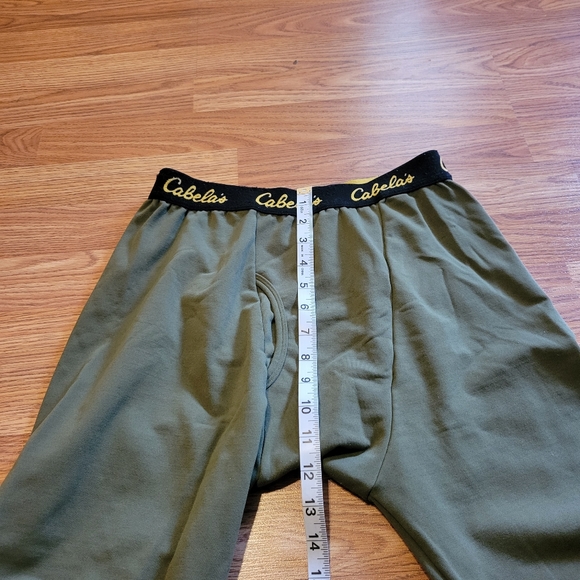 Cabela's Green Long John Baselayer, XL - Picture 4 of 7